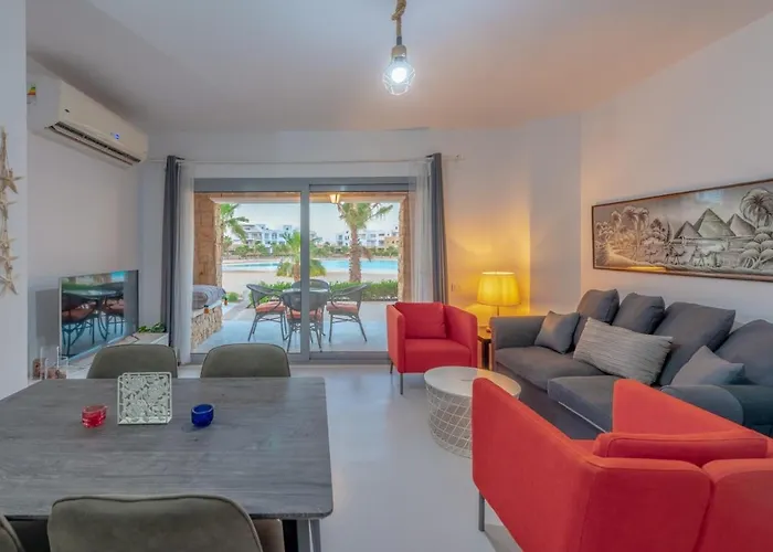 New! Lovely 1br In Swan Lake, Gouna. Azure Lagoon * Hurghada